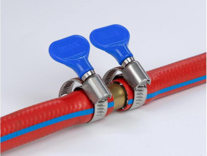 Actual product image Delock Hose clamp with wing nut 32