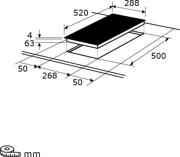 Actual product image Exquisit Inductiekookplaat