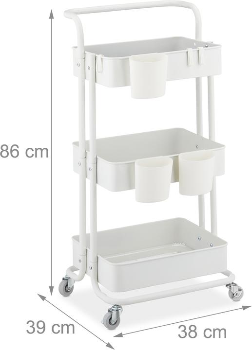 Actual product image Relaxdays Trolley