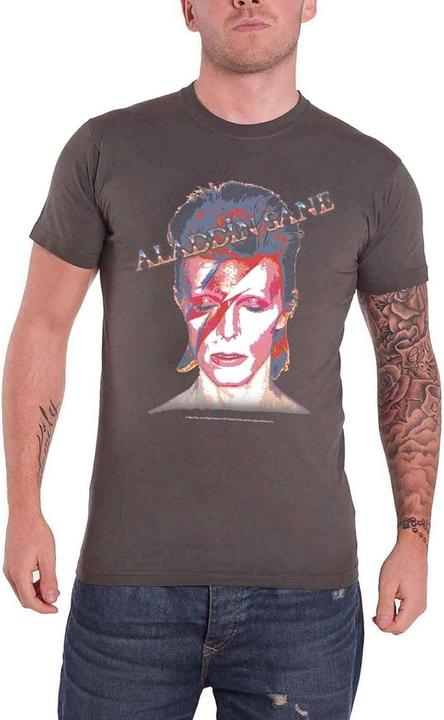 Actual product image David Bowie Aladdin Sane TShirt (XL)