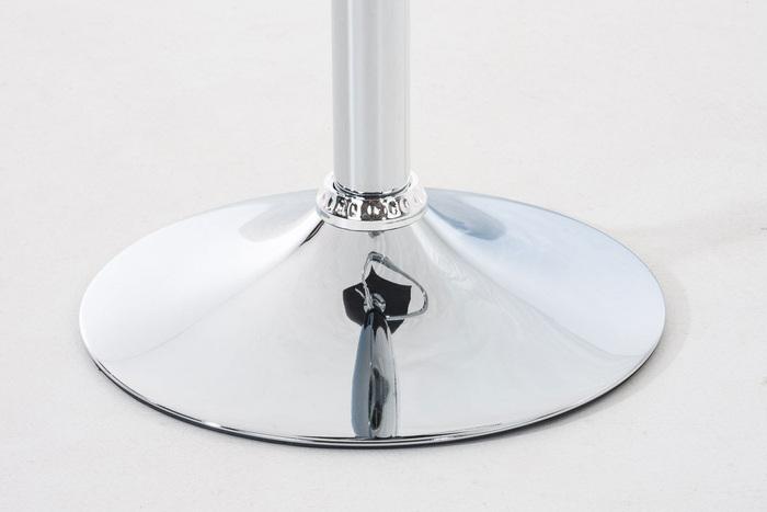 Actual product image CLP Set of 2 bar stools Hoover plastic chrome, black