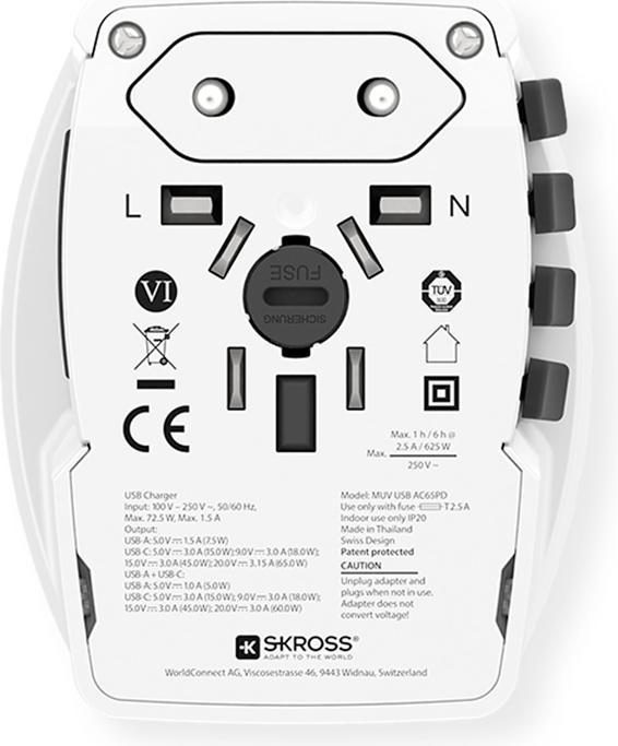 Produktbild Skross MUV USB AC 65 PD