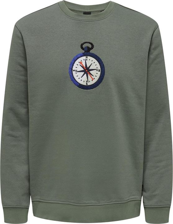 Only & Sons Print Sweatshirt (M)