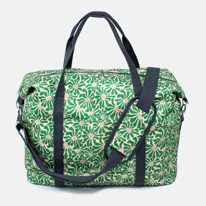 Image du produit Kind Bag Weekender Abstract Flowers - Vert+Rose (560 l)