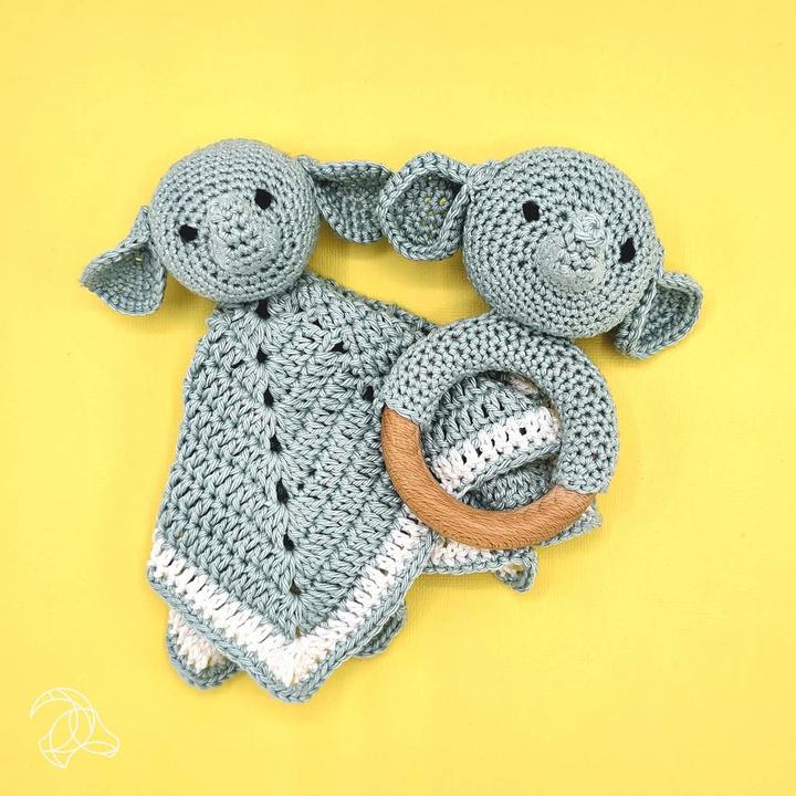 Produktbild Hardicraft Rassel Elefant - Häkelset
