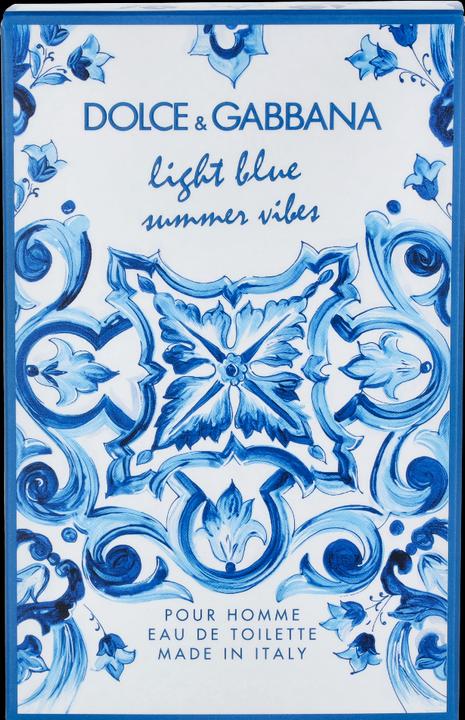 Actual product image Dolce & Gabbana Light Blue Summer Vibes (Eau de toilette, 125 ml)