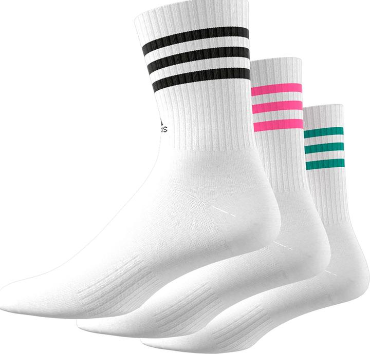 Immagine prodotto adidas 3S Cushioned Sportswear Crew 3-Pack (40 - 42)