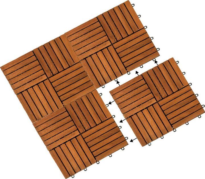 Immagine prodotto Casaria Holzfliese (66 x, 30 x 30 cm)