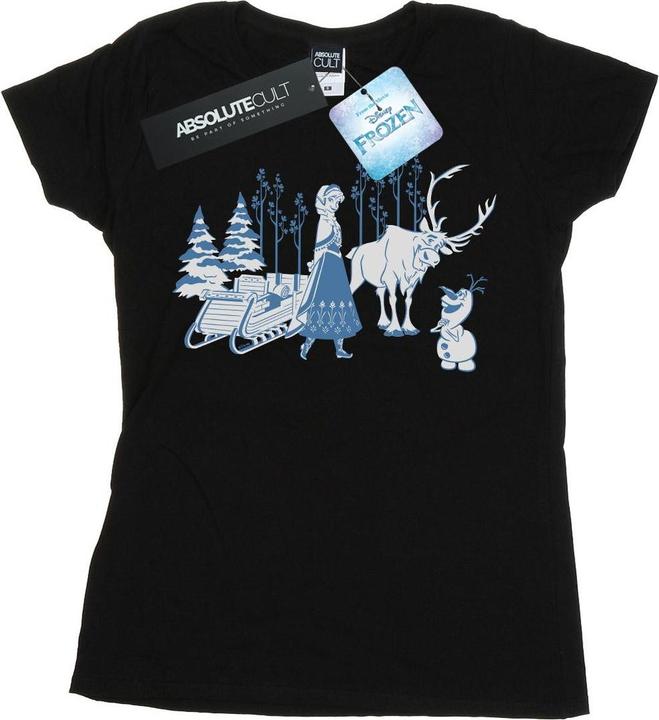 Disney Frozen Anna Sven And Olaf TShirt (XL)