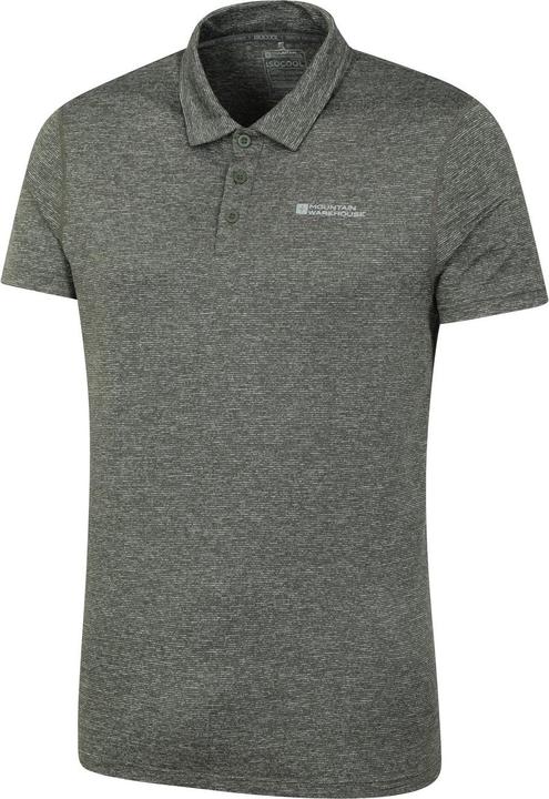 Actual product image Mountain Warehouse Mens Agra Stripe Polo Shirt (S)
