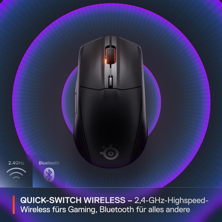 Actual product image SteelSeries Rival 3 WL Gen 2 - Black (Wireless)