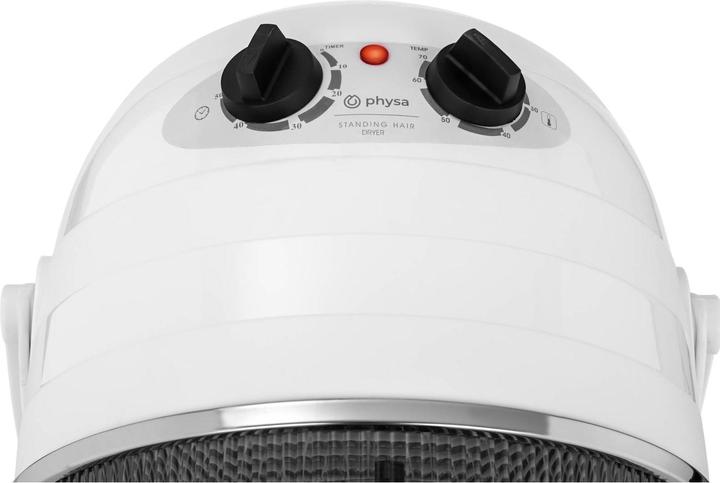 Produktbild Physa Haartrockner Profi Haartrockenhaube Trockenhaube Friseur mit Stativ 1100 W weiss