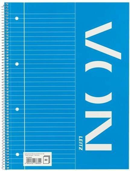 Produktbild von Hallers Notizblock A4 liniert, 80 Blatt, Blau, 5 Stück (A4, Speziallineatur, Harter Einband)