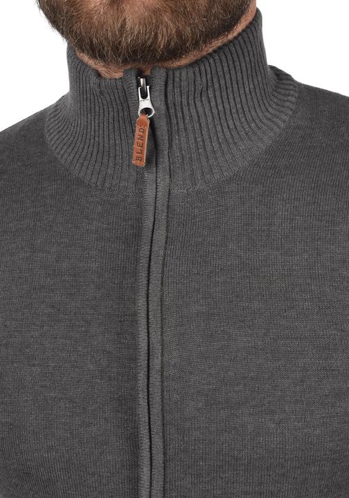 Immagine prodotto Blend Norman Cardigan Maglione Maglia Con Bottoni Da Uomo Con Collo Alto Stampa (XXL)