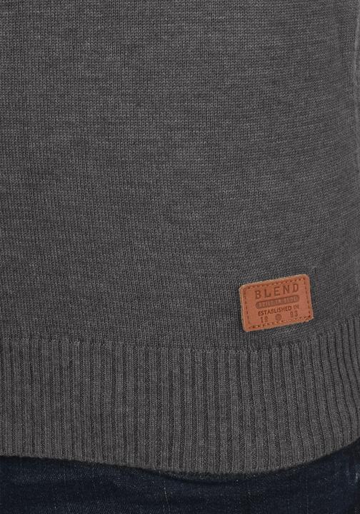 Immagine prodotto Blend Norman Cardigan Maglione Maglia Con Bottoni Da Uomo Con Collo Alto Stampa (XXL)