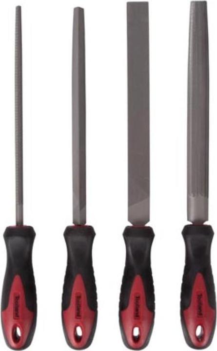 Velleman JEU DE LIMES POUR ACIER - 20 cm/8" - 4 pcs
