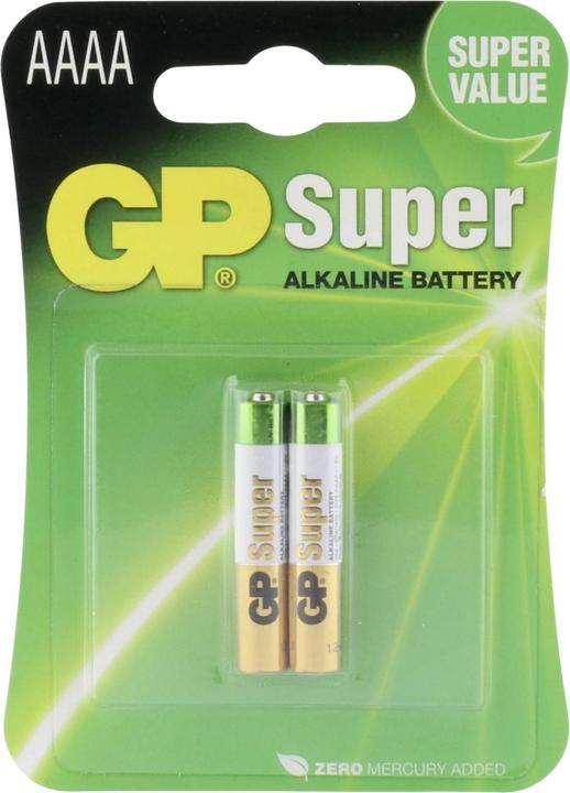 Actual product image GP Batteries Super Alkaline AAAA (2 pcs., AAAA, 525 mAh)