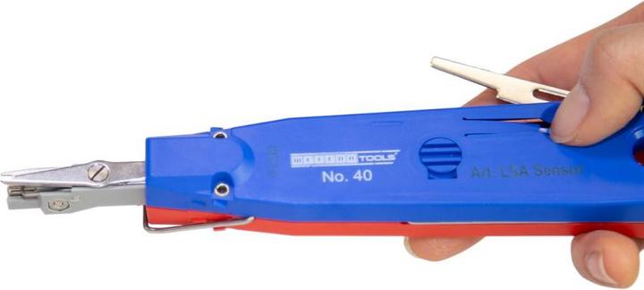 Produktbild Weicon Anlegewerkzeug LSA Sensor No.40 blau/rot (185 mm)