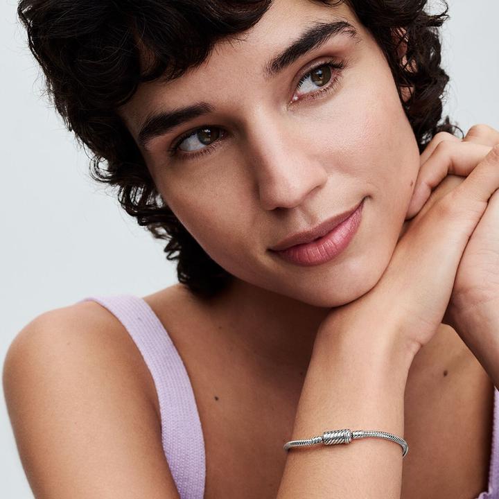 Immagine prodotto Pandora Bracciale a maglie di serpente con chiusura magnetica Moments (18 cm, Argento 925)