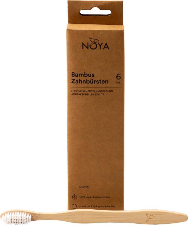Noya Bambus Zahnbürsten 6er-Set (6 x)