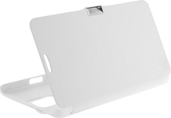 Produktbild König Design Handyhülle Tasche für Samsung Galaxy Note 4 SM N910 Weiss gebürstet (Samsung Galaxy Note 4)