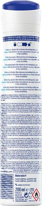 Actual product image NIVEA BLACK & WHITE INVISIBLE FRESH deo vapo 200 ml (Spray, 200 ml)