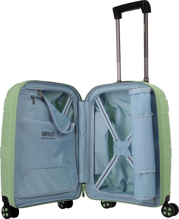 Actual product image Impackt IP1 - 4-wheel trolley with USB port, Spring (38 l, Hand luggage (up to 50 litres))
