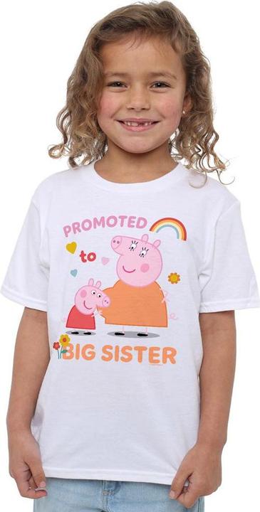 Immagine prodotto Peppa Pig Promoted To Big Sister Maglietta Bambini (140, 146)
