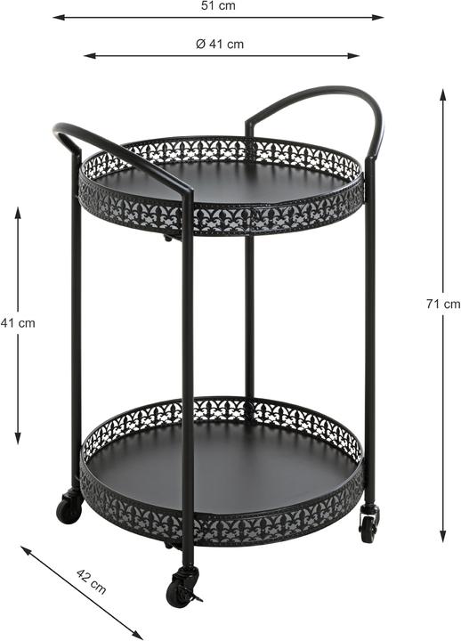 Actual product image HAKU Möbel Serving trolley
