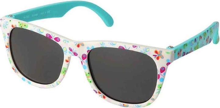 BB Klostermannn Sonnenbrille Flex Schmetterling weiss/türkis