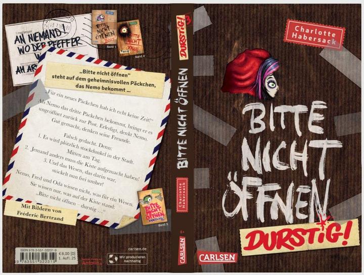 Produktbild Bitte nicht öffnen 3: Durstig! (Fréderic Bertrand, Charlotte Habersack, Deutsch)