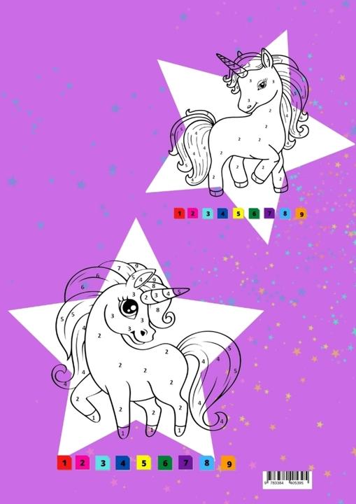 Produktbild Unicorn Paint by Numbers (Deutsch, Joe Hammoud, 2024)