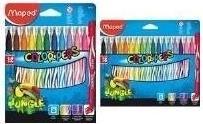 Image du produit Maped Feutres de coloriage Jungle 18 (Multicolore, 18 x)