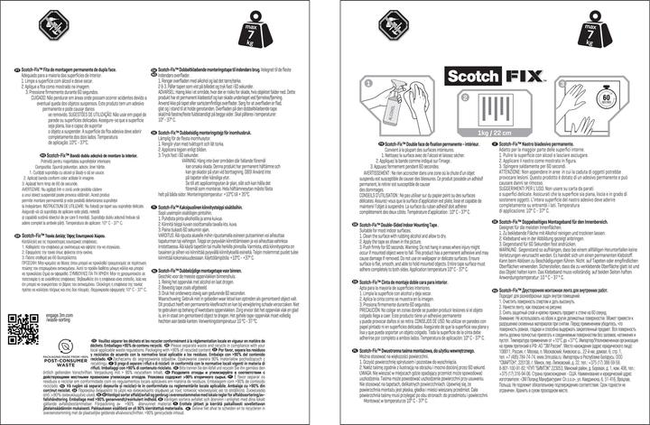 Nutritional values and ingredients Scotch Montageband (19 mm)