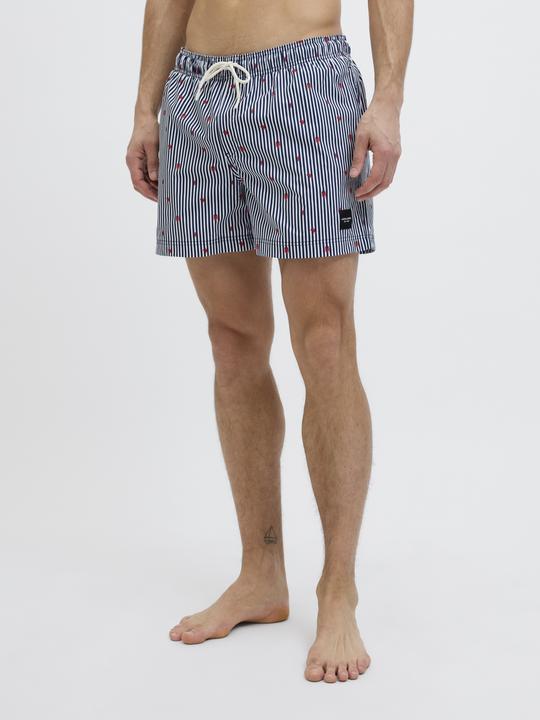 Actual product image Jack & Jones Jpstmaui Jjswim Mini Stripe Akm Sn (XS)