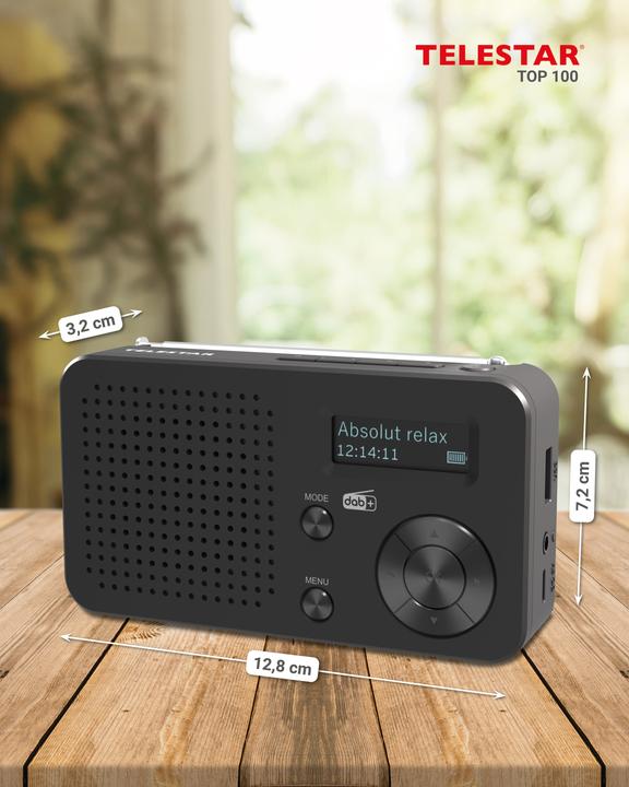 Image du produit Telestar Top 100 (FM, DAB+ DAB, Bluetooth)