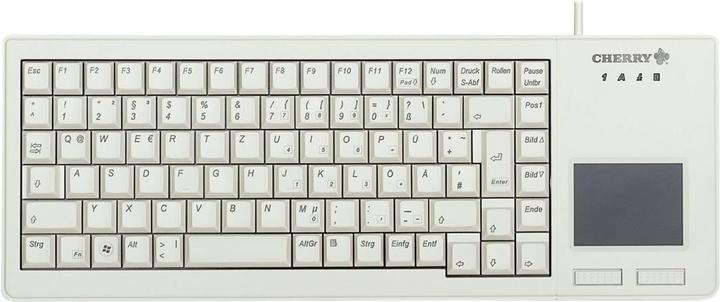 CHERRY Clavier XS Touchpad avec cordon USB gris (DE) (DE, Filaire)