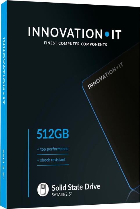 Immagine prodotto Innovation Living IT SSD 2,5" 512GB IT Black2 retail (QLC) 2,5" Serial ATA III QLC 3D NAND (512 GB, 2.5")