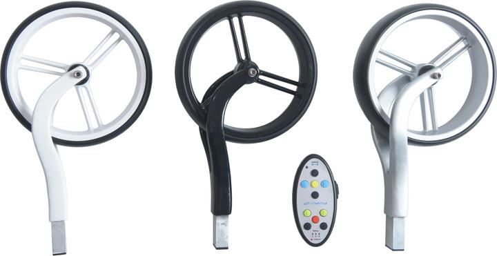 Actual product image at-hena go-genesis mit Zubehör Carbon u. FB-Set Rahmenfarbe