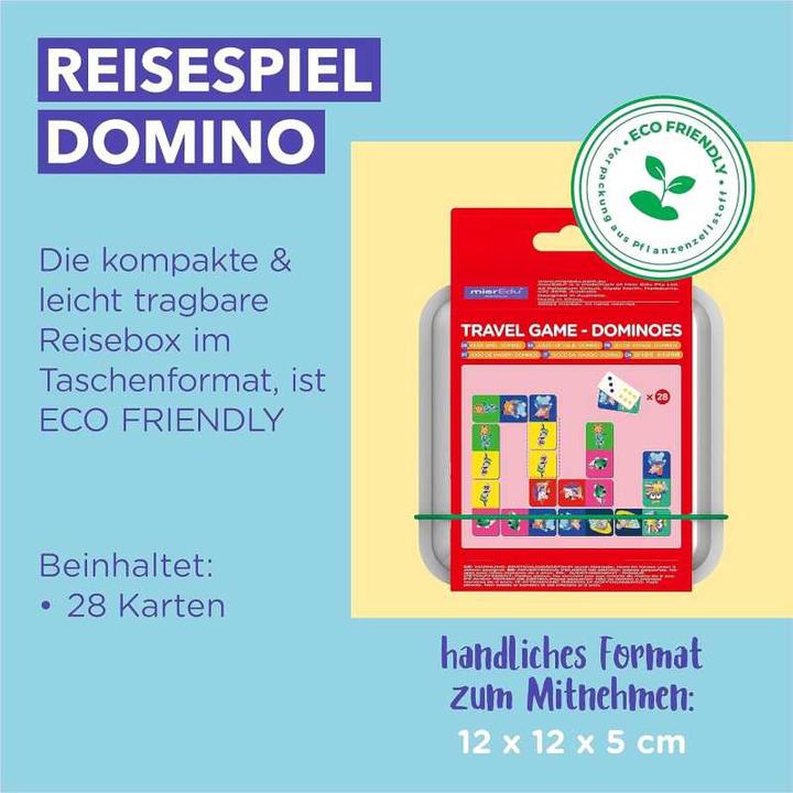 Produktbild mierEdu Reisespiel - Domino (Deutsch, Französisch, Italienisch, Englisch)