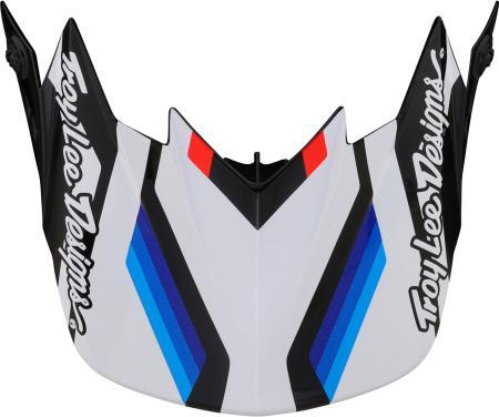 Actual product image Troy Lee Designs GP helmet, Apex, white/blue, S | 55-56cm (55 - 56 cm)