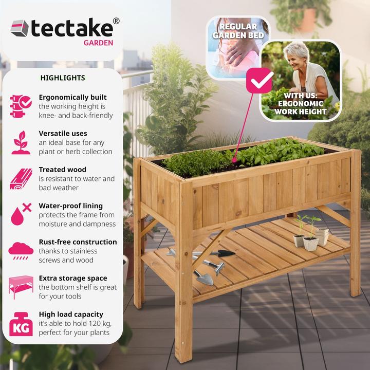 Produktbild tectake Hochbeet