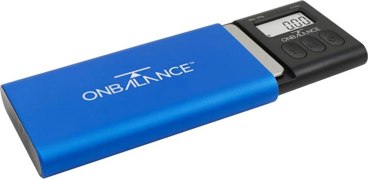 Actual product image OnBalance On Balance SLIDE Pocket Scale 200 x 0.01g Blue