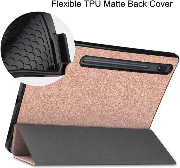 Produktbild MU Classic Dreifach faltbare Leder Hülle (Galaxy Tab S8+)
