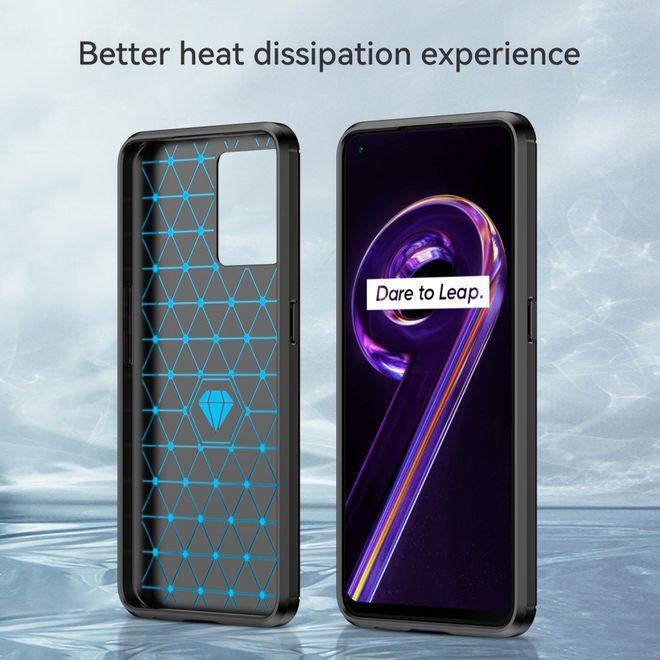 Actual product image MU Style Carbon Fiber TPU Softcase Series (Realme 9 Pro+)