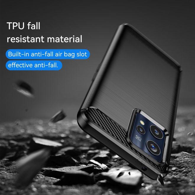 Actual product image MU Style Carbon Fiber TPU Softcase Series (Realme 9 Pro+)
