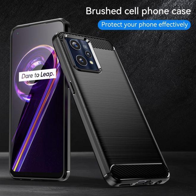 Actual product image MU Style Carbon Fiber TPU Softcase Series (Realme 9 Pro+)