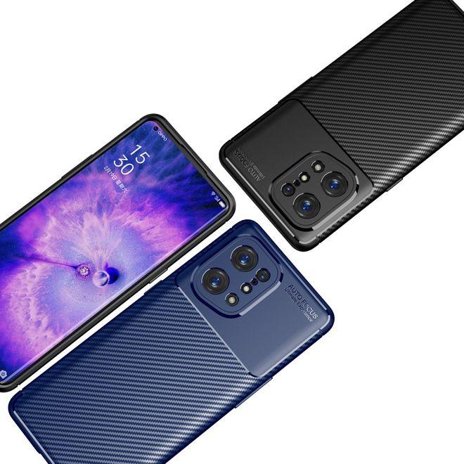 Produktbild MU Style Carbon Fiber TPU Softcase Series (Oppo Find X5 Lite)