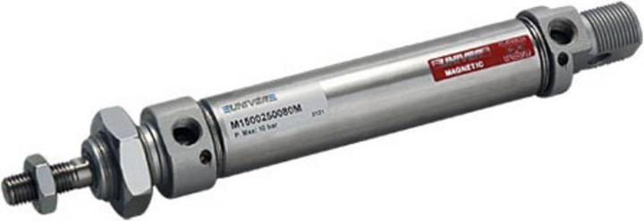 Actual product image Univer Pneumatic micro cylinder ISO 6432