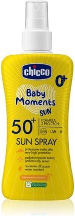 Chicco Sonnenmilch Spray LSF50+ 0m+ Italienisch 150 ml (Sonnenmilch, SPF 50, 150 ml)